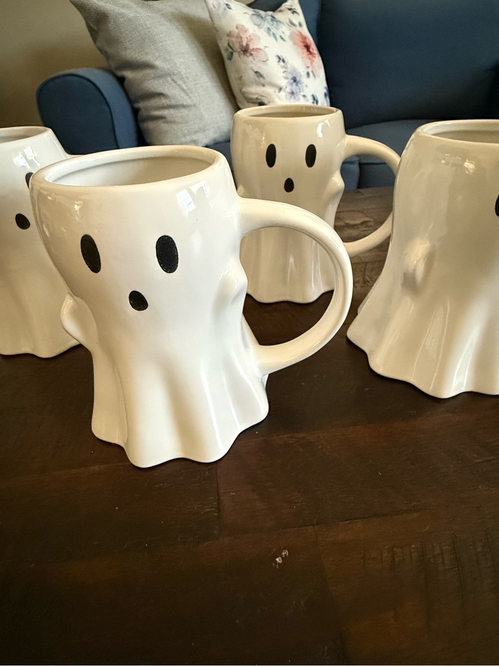 Set Of 4 - 16 fl oz Figural Ghosty Mug - Hyde and EEK! New Never Worn